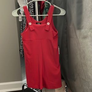 Truce Girls size 10 RED short romper NWT